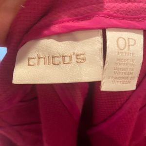 Chicos hot pink OS jacket worn a few times 💗